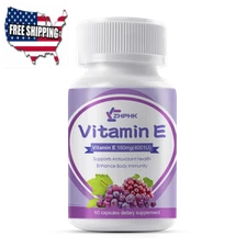Double Strength Vitamin E Tocotrienols - 180 mg 400 IU ( 60 Capsules )