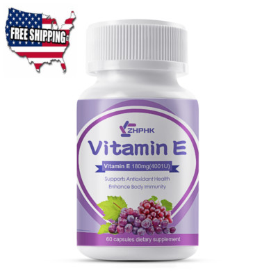 Double Strength Vitamin E Tocotrienols - 180 mg 400 IU ( 60 Capsules )