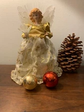 Vintage Tabletop 10" Angel by Sterling Christmas Please Read the Description.