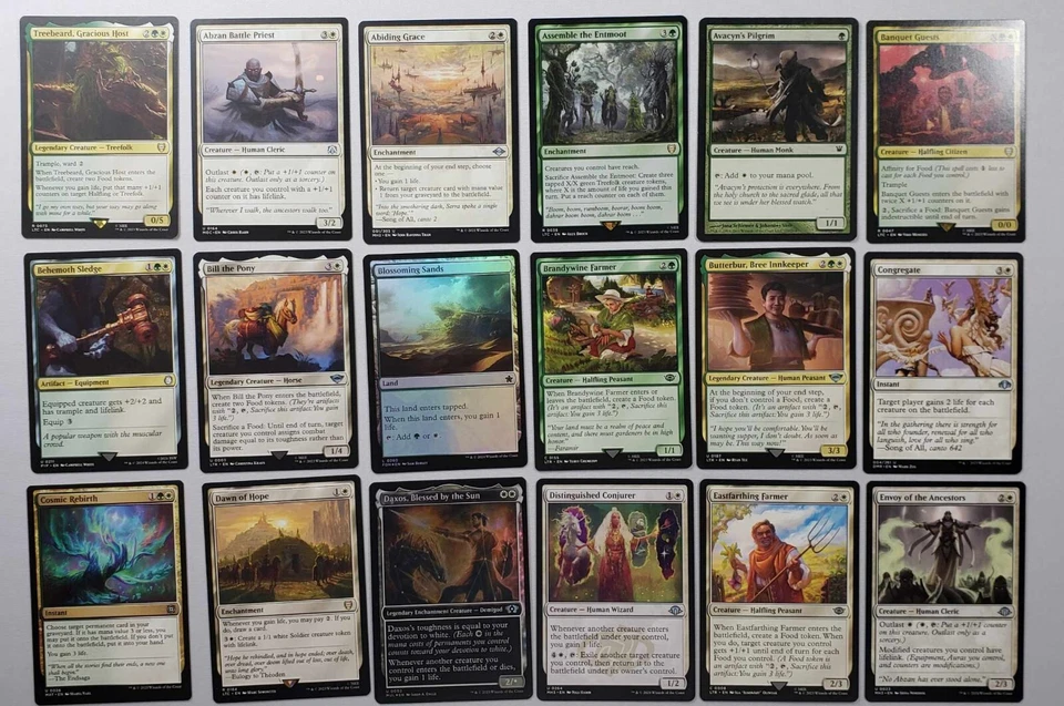 MTG Commander Treebeard Gracious Host Lifegain EDH Deck with Rares - Image 2 of 4