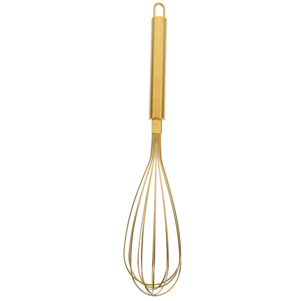 Stainless Steel Golden Manual Egg Beater Cooking Whisk Hand Whisks eBay