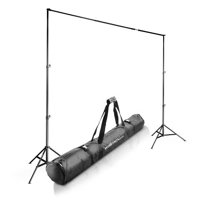 Walimex pro Teleskop Hintergrundsystem L 225-400cm H 102-256cm Fotografie Studio
