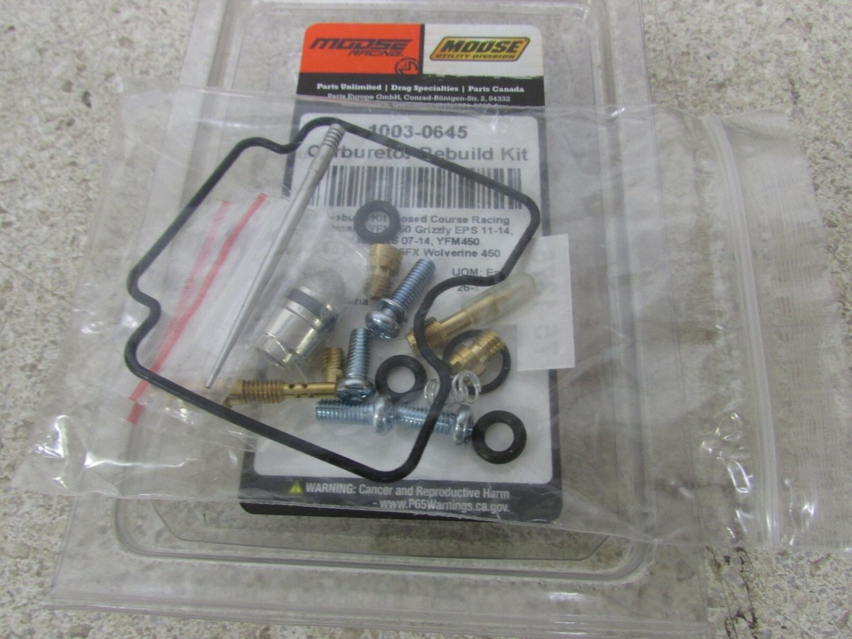Rebuild kit carburateur Carburateur Reparatieset Voor Yamaha Grizzly 660 2002-2008 YFM660FW YFM 660 YFM660 FW Motorfiets Carburateur Onderdelen carburateur reparatieset(Reeks 4