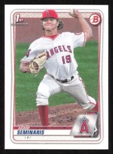 2020 Bowman Draft ADAM SEMINARIS 1st Year Baseball card LOS ANGELES ANGELS #163