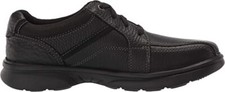 Clarks Men's Bradley Walk Black Tumbled Leather 26153332