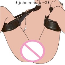 PU Restraint Sling Spreader Leg Cuff Belt Harness Bound Thigh Woman Adjustable
