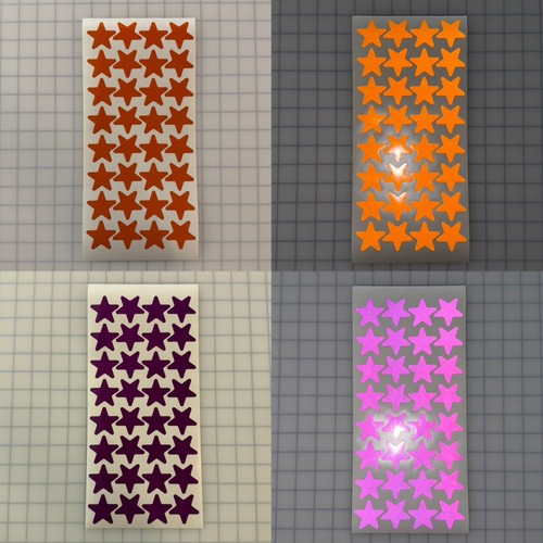 32 Reflective 1.5" ELG Stars (10 Different Colors) Cargo Bike Safety Stickers - Picture 6 of 14