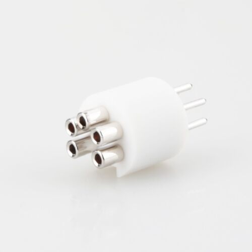 Viborg Rodio Placcato Puro Rame Maschio DIN Spina Phono MDIN R BRAM REGA RB250 - Foto 2 di 6