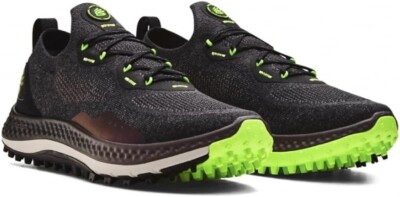 Under Armour UA Charged Steph Curry Spikeless Golf Shoes Black Ash