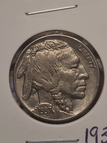 1937 Buffalo Nickel Solid Gem Bu