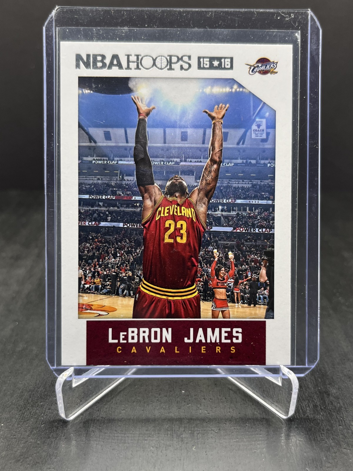 2015-16 Panini Hoops Basketball LeBron James #14 Chalk Toss