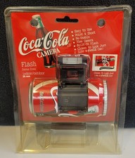COCA COLA CAMERA Rare Vintage 90s Ansco 35 mm COKE CAN Point Shoot w/Flash NEW