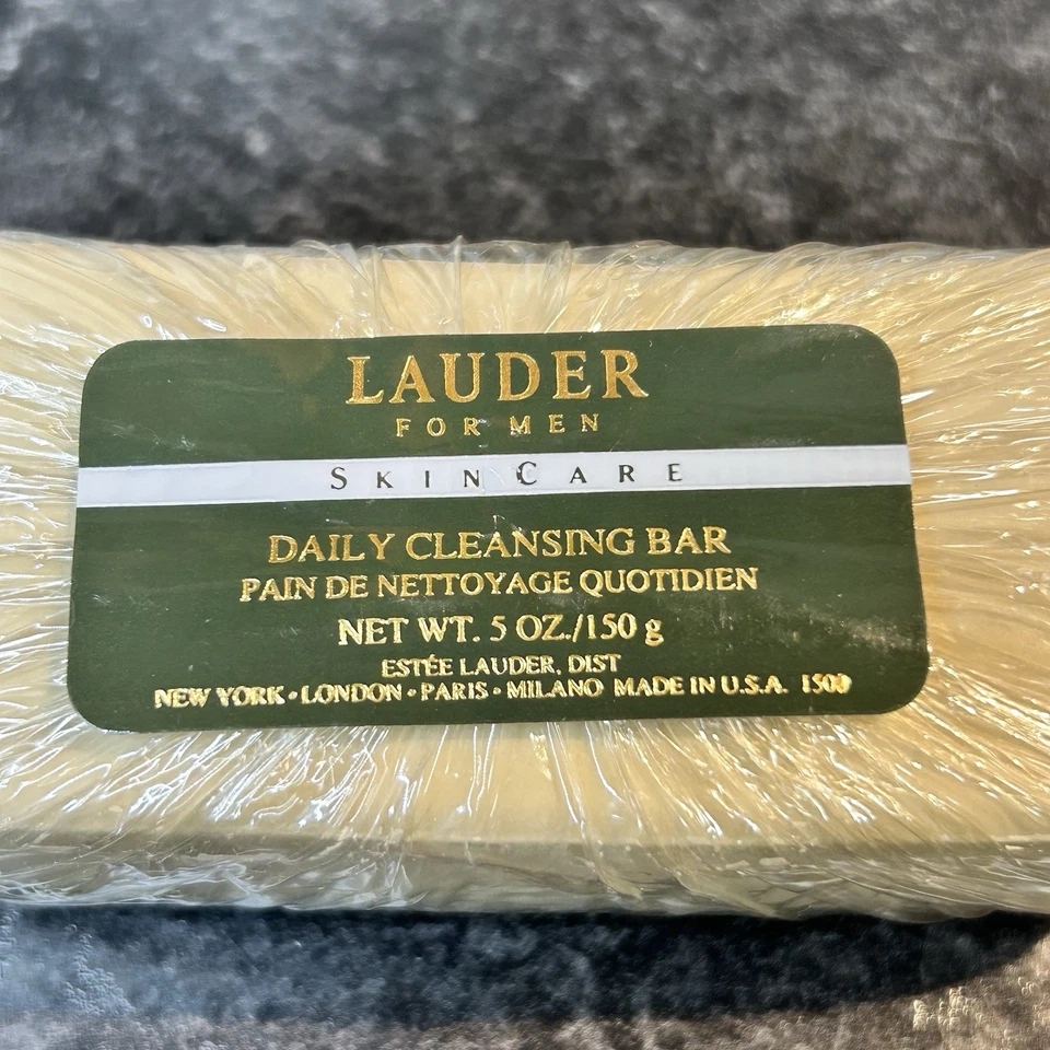 NUEVA barra de limpieza diaria para el cuidado de la piel Estee Lauder para hombres 5 oz TAMAÑO COMPLETO rara Foto 4 de 4