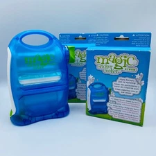 Magic Sticker Maker by Xyron Blue Crafting Tool and 2 New Sticker Refill Boxes