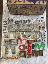 Vintage Marx Robin Hood Castle Set 4720 Series 500 with Original Box