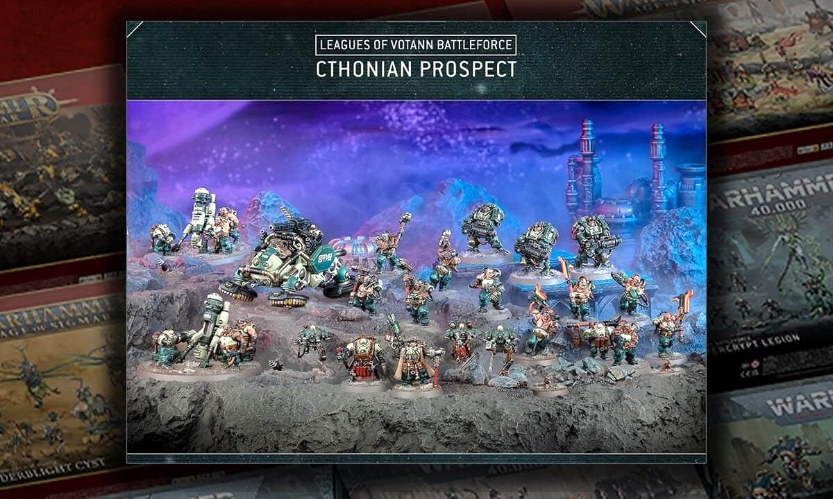 Cthonian Prospect Navidad Battleforce caja PREVENTA Envíos 23/11 40k Votann