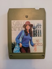 Carly Simon No Secrets 8 track UNTESTED AS-IS great album