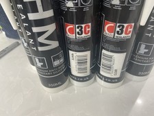 £30 all 9-3C Mastic Silicones x1 cement grey x1 manhattan x4 white  x3 clear