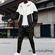 Mens Sweatsuits 2 Piece Sport Tracksuit Jogger Sweat Suits Jogging Outfits