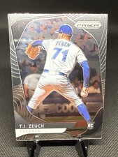 2020 Panini Prizm #3 T.J. Zeuch Toronto Blue Jays Rookie