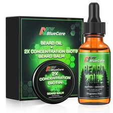 Beard Oil and Beard Balm for Men - Beard Growth Kit for Beard Soften and Mois...