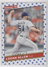 2020 Donruss Retro 1986 Independence Day Logan Allen (Base Releasing Pitch) 0w7