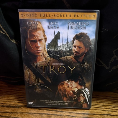 #ad Troy DVD 2 Disc Set Full Screen R Action English French Spanish Subs $10.00
