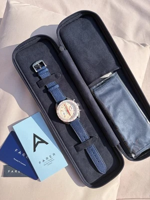 Farer Bernina Titanium 41 Chronograph Sports Watch Excellent Condition Full Set - Image 1 of 4