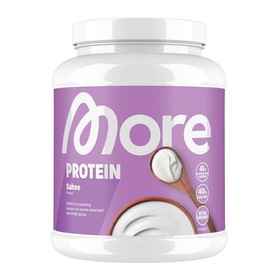 MORE Protein Coconut Milk 600 g Mix aus Whey Konzentrat und Casein ideal zum