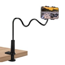 Ltheifaa Cell Phone Clip Bed Stand Holder,Lazy Bracket Mount Clamp for Black