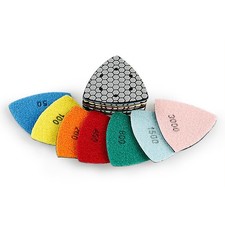 Levigatrici diamantate triangolari 90 mm per marmo e per lucidatura granito