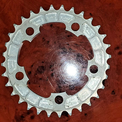 kettenblatt Chainring 32 lk 94 gold retro vintage mountainbike alu rar alutec gt