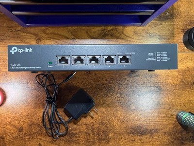TP-Link TL-SX105 10G 5 Port Multi-Gigabit Desktop Switch 10gbps on all ports