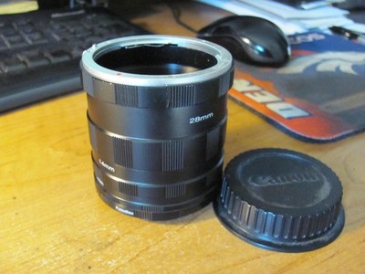 Fotodiox Extension Tube Set 7mm 14mm 28mm Canon EF Mount Macro LN