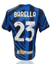 NICOLO BARELLA SIGNED 24/25 INTER MILAN HOME SHIRT BARELLA 23 (ACG CERT AG17616)