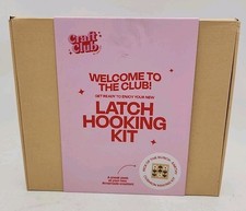 CRAFT CLUB Pick of The Bunch Cushion Kit DIY Latch Hook Sewing Kit for Adults