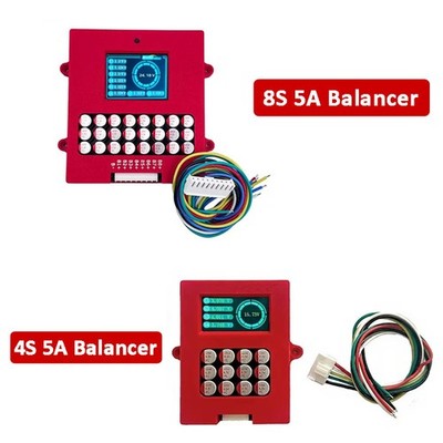 4S/8S 5A Active Equalizer Balancer for Lifepo4/Lipo Battery with Voltage Display