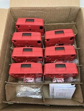 Box of 7 - Notifier NBG-12LX Addressable Fire Alarm Pull Station