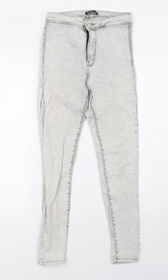 Skinny-Damenjeans UK Größe 6 Bershka normale Passform