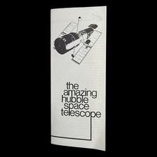 NASA Brochure Kennedy Space Center 1985 The Amazing Hubble Space Telescope