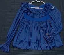 Preview of Angelic Pretty Long Sleeve Cut Saw Navy Blue Japan, Kawaii, Lolita, Stylish, Cut