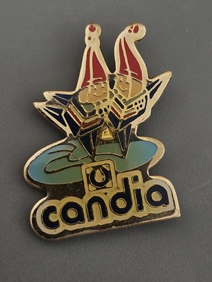 Retro Candia Pin altes Werbeabzeichen Vintage Sammlung Molkerei Frankreich