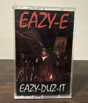 Eazy-E Eazy-Duz-It Cassette Tape (1988 Rap Ruthless Records) Hip Hop N.W.A.