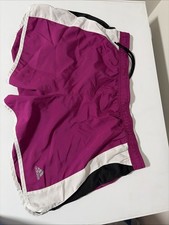 Adidas Women's Shorts Size XL Purple Activewear Lightweight Performance Running