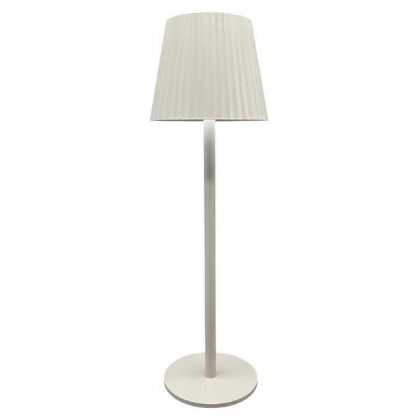 Tischleuchte Outdoor Tischlampe Sand Creme Usb Dimmbar Touch 48 Led 11X36Cm Neu-image