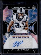 2024 Panini Obsidian Dillon Johnson Cosmic Storm Signatures RC Auto #CSS-DJN