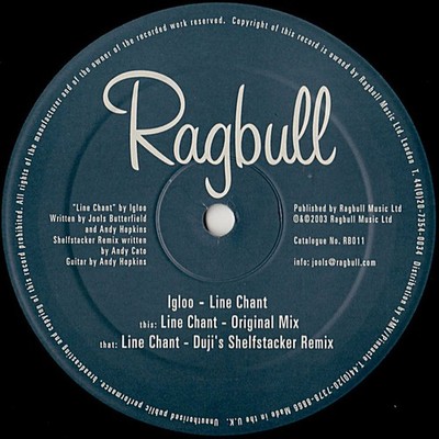 Igloo - Line Chant - Used Vinyl Record 12 - G6244z
