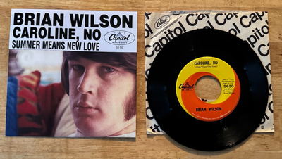 45 SP THE BEACH BOYS (BRIAN WILSON) CAROLINE NO CAPITOL 5610 | eBay