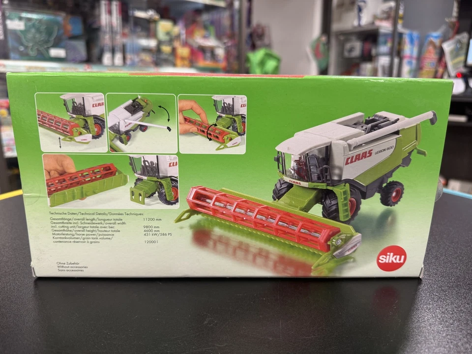 SIKU 1991 - modellino 1:50 - MIETITREBBIA CLAAS VERDE - NUOVO - SIGILLATO - Immagine 3 di 4