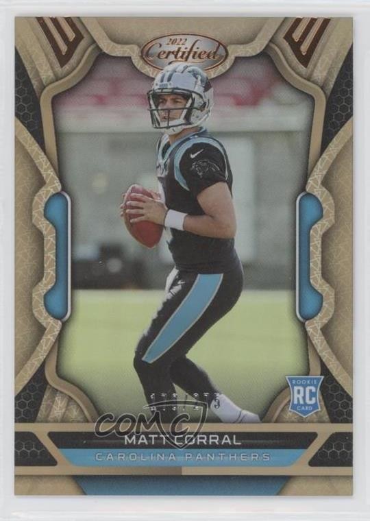 2022 Certified Rookies Mirror Bronze 170/275 Matt Corral #102 0x1